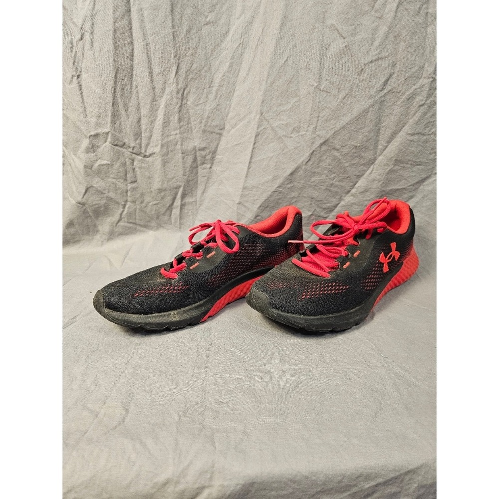 Under Armour Charged Pursuit 3 Mens Running Shoes Black Red Size 10.5